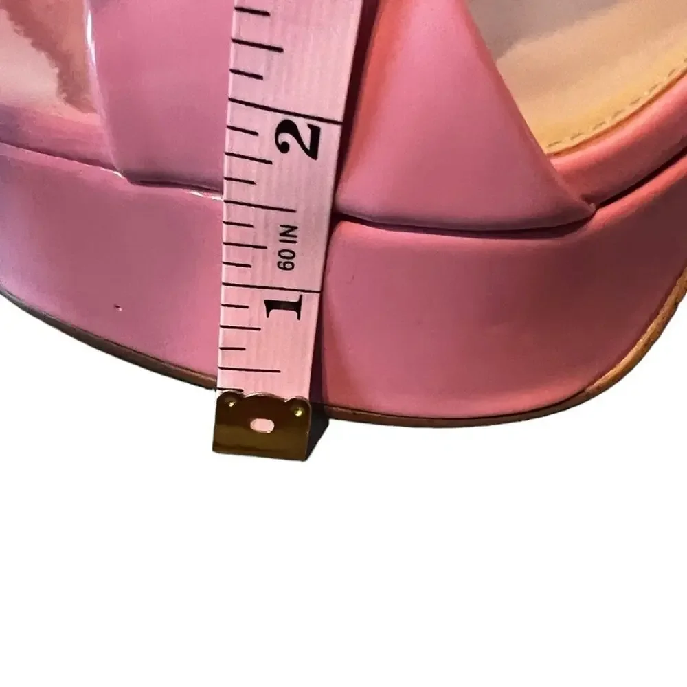 Madden Girl Omega Pink Platform Heeled Sandals Size 10
